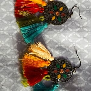 Dream catcher earrings
